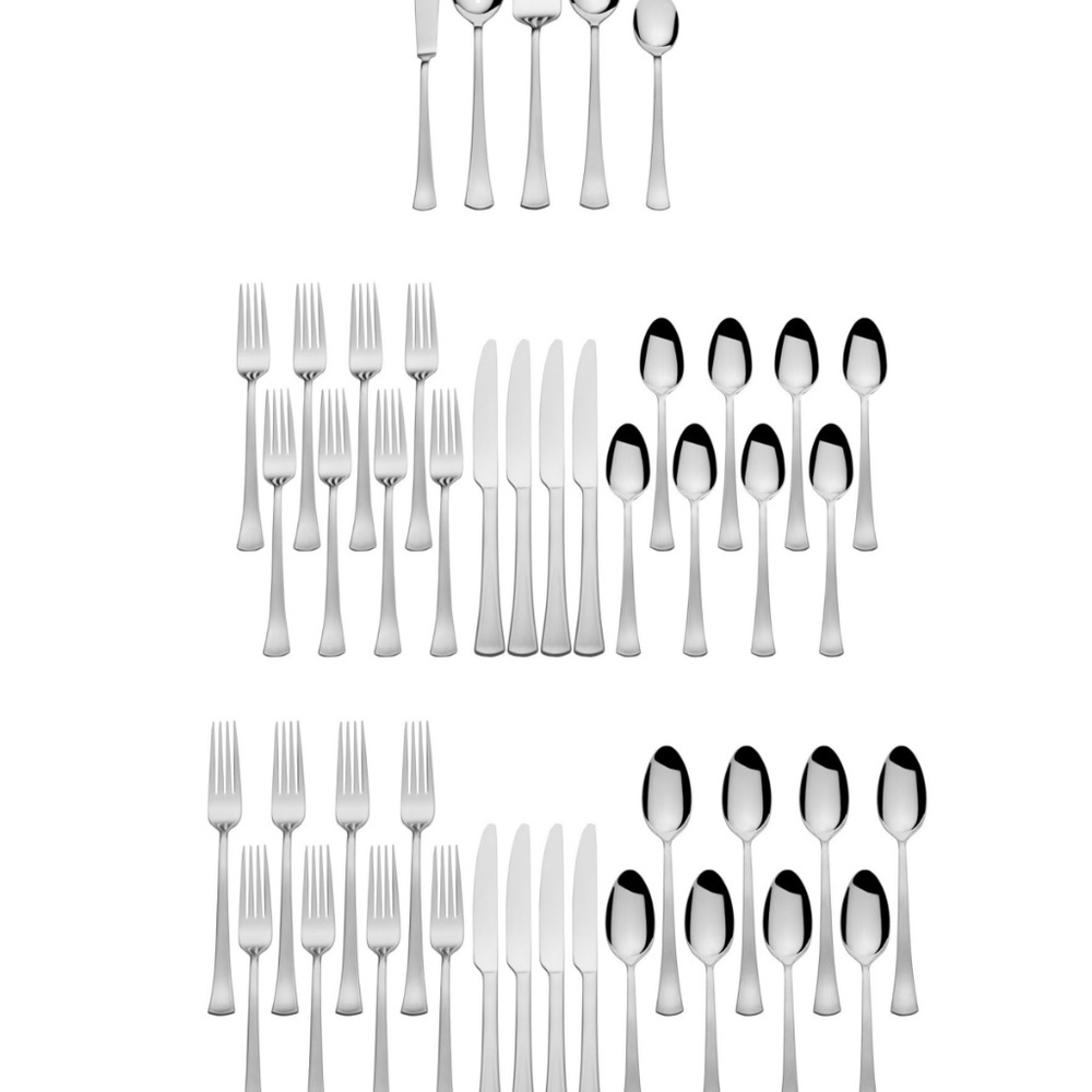 International Silver Fulton Satin 51-Piece Flatware Set NWT - Picture 2 of 2
